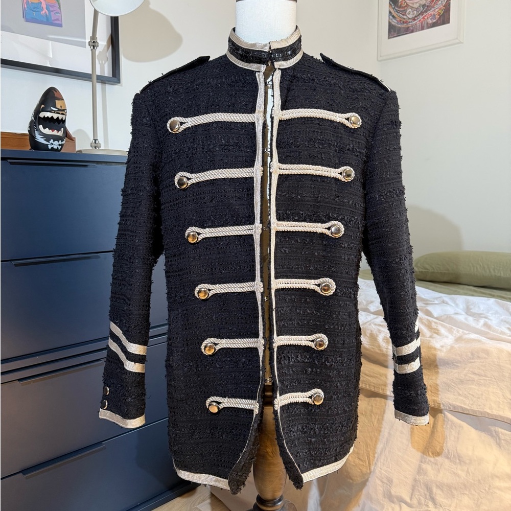 Passion desire el conductorH Mixed tweed conductor officers jacket